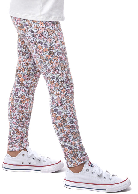LEGGINSY W KWIATKI