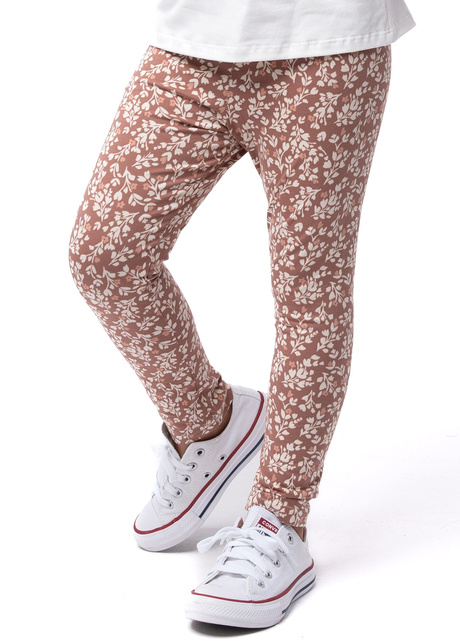 LEGGINSY W KWIATKI